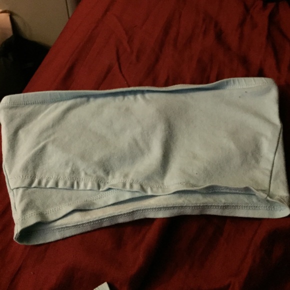 🌸 top shop light blue wrap front bandeau 🌸 - Picture 4 of 4