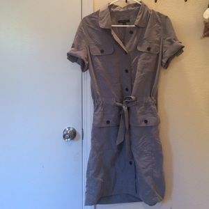Banana Republic waist tie shirt dress