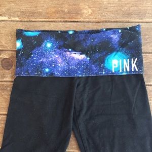 full length pink yoga pants
