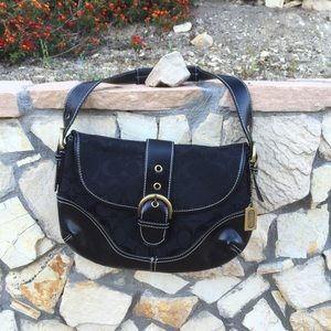 Black coach purse