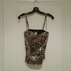 Marciano Reptile Coco Butter Corset Bustier Small