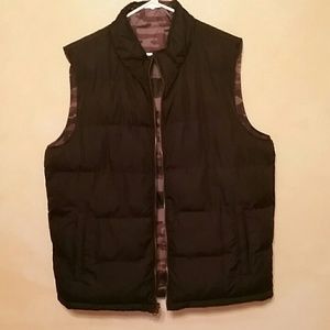 ✴FINAL PRICE✴Mens Reversible Black & Camo Vest