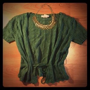 Green top cover up 🚫sold🚫