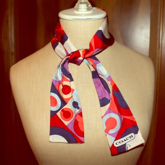 COACH head/neck scarf