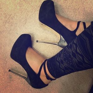 ALDO suede ballet high heel