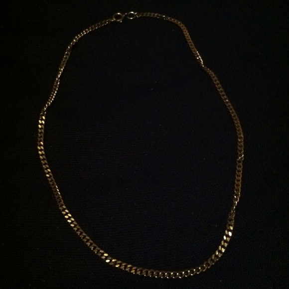 Vintage gold-tone chain necklace