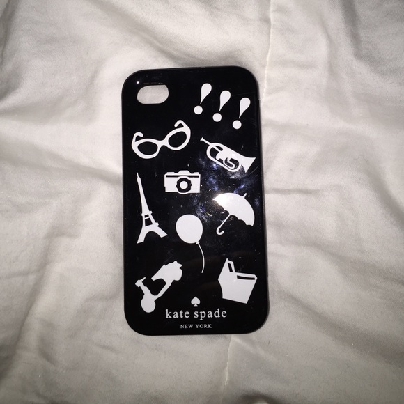 Kate Spade Hard shell 2 piece snap iphone 4 case