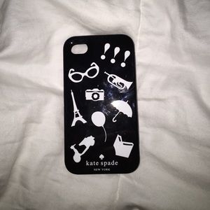 Kate Spade Hard shell 2 piece snap iphone 4 case