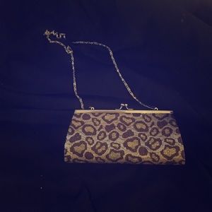 Perfect condition cheetah print clutch