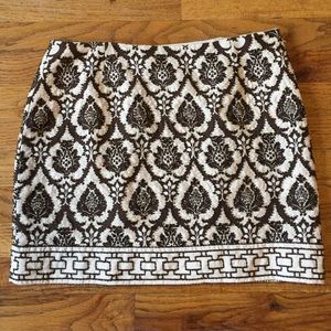 Tracy Reese Beaded Mini Skirt