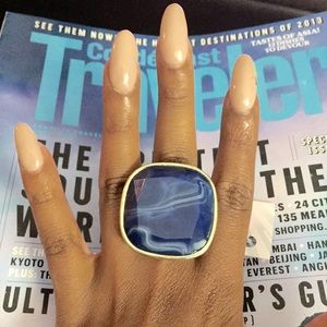 NWT 💙 Blue Marble Ring