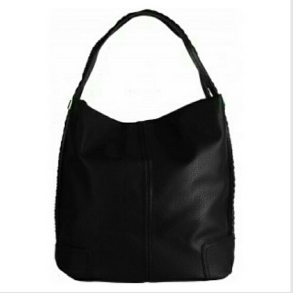 Gorgeous Black Faux Leather Handbag - Picture 1 of 1