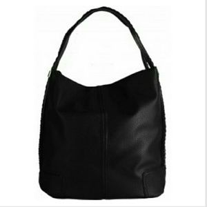 Gorgeous Black Faux Leather Handbag