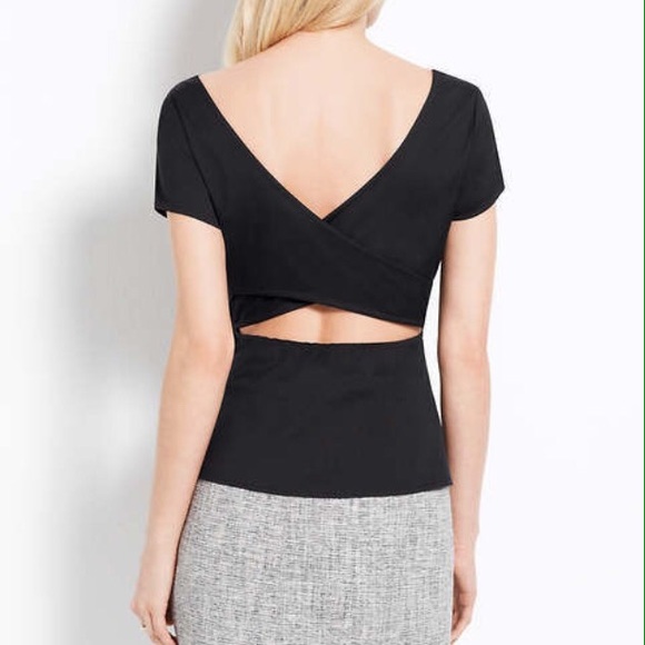 NWT Ann Taylor Criss-Cross Back Top (petite)