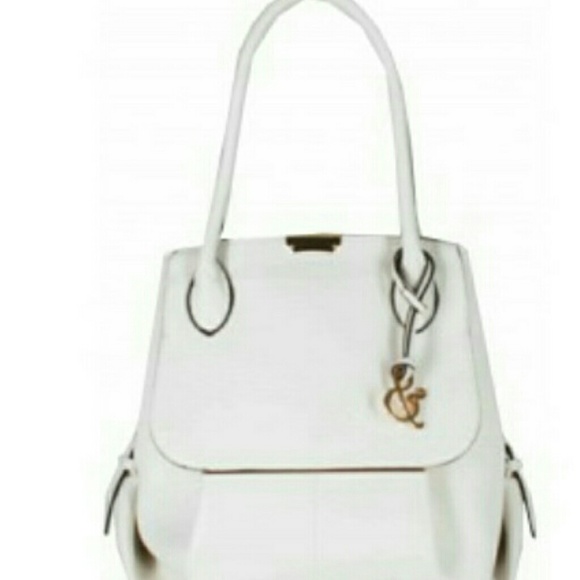 Large White Faux Leather Handbag - Picture 1 of 1