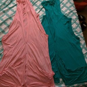 Hooded button tanks