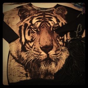 SOLD!!!!Never used tiger oversized sweater!