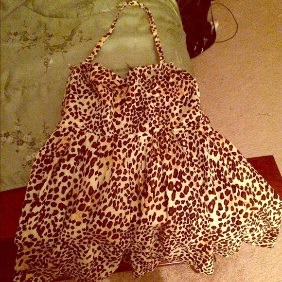 Leopard print romper