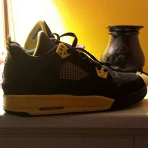 Yellow & Black Bumblebee Jordans