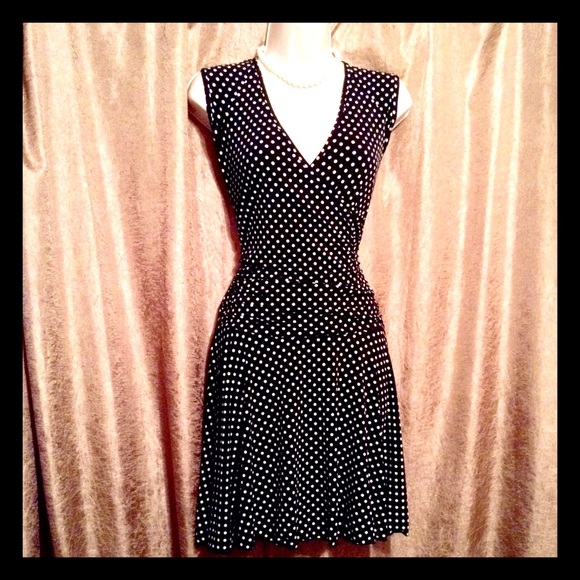 Polka Dot Skater Dress - Picture 2 of 2