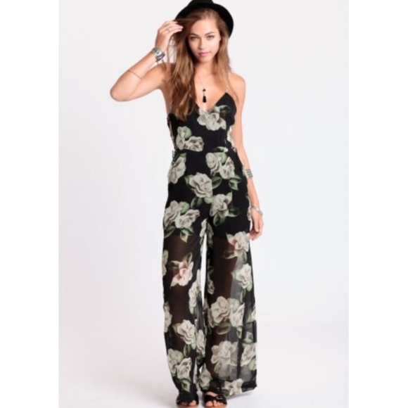Line & dot teen spirit jumpsuit in nirvana garden