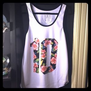 men's floral tank top