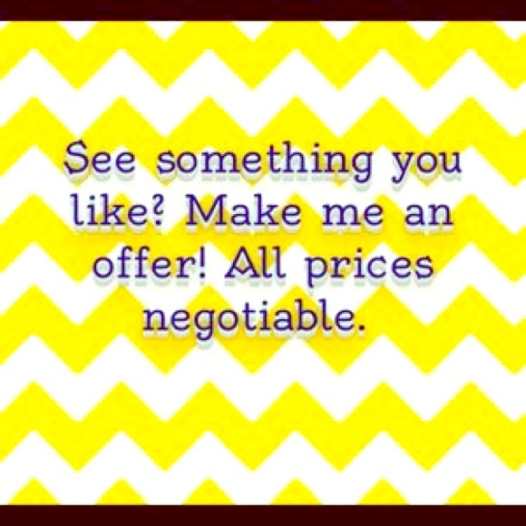 All prices negotiable!