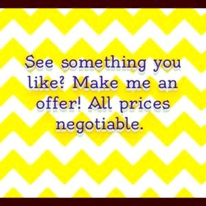All prices negotiable!