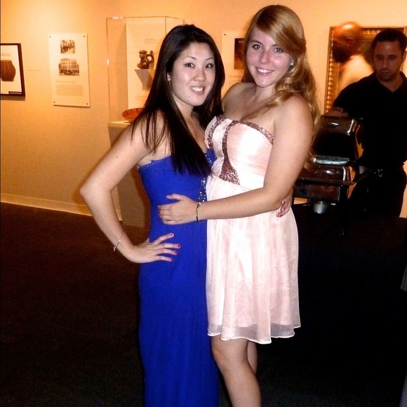 3/$40 💕 Gianni Bini GB Pink Sequin Chiffon Dress - Picture 4 of 4