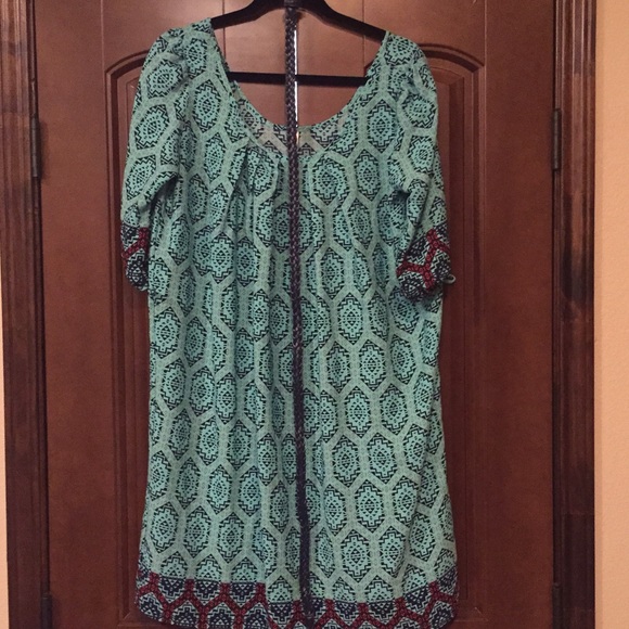 PinkBlush Maternity Aztec Dress