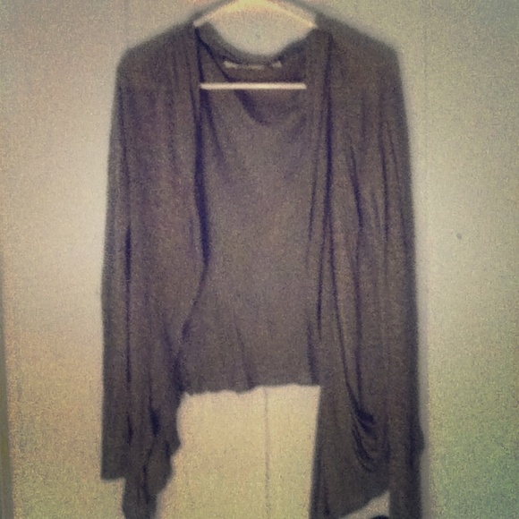 Soft grey cardi