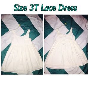 White toddler dress
