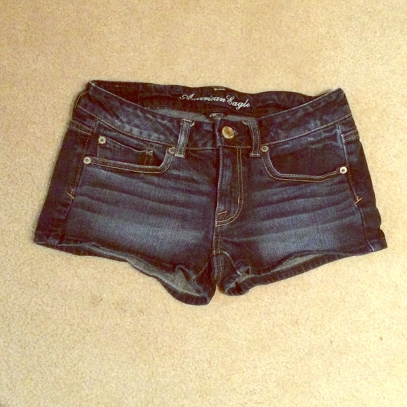 American Eagle Dark Wash Short Shorts
