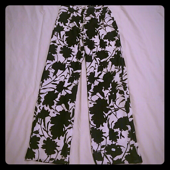 Oscar by Oscar dela Renta Silk Palazzo pants