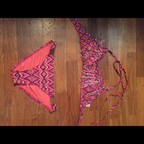 Tribal print bikini