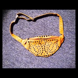 Tan Studded Fanny (Hip) Pack!