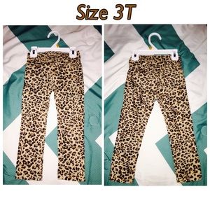 Leopard skinny jeans