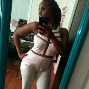 White Sexy Jumpsuit (reasonable offers accepted)