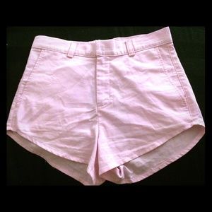 American Apparel Scalloped Edge Short Oxford Pink