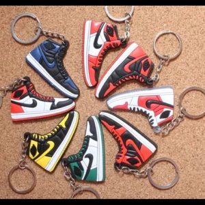 500 Nike Air Jordan Sneaker Keychains -Random Pick