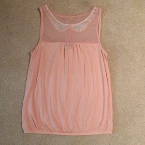 American Eagle Lace Collared Shirt