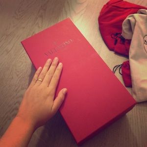 Valentino shoes box. No dust bag