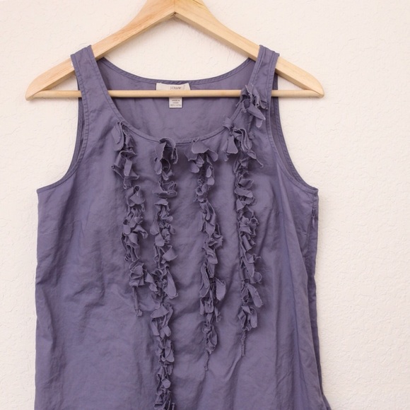 J. Crew Tops - J.Crew :: cotton purple tank top