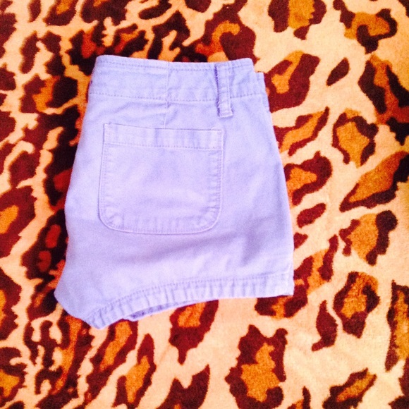 Blue short shorts
