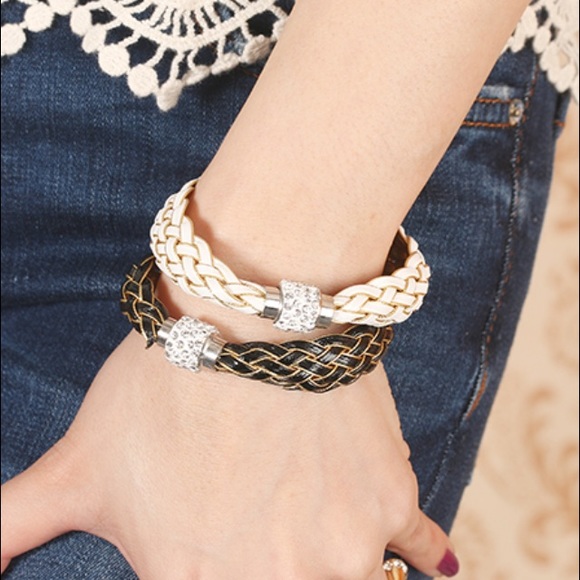 Braid magnetic bracelet