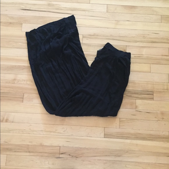 Black palazzo pant