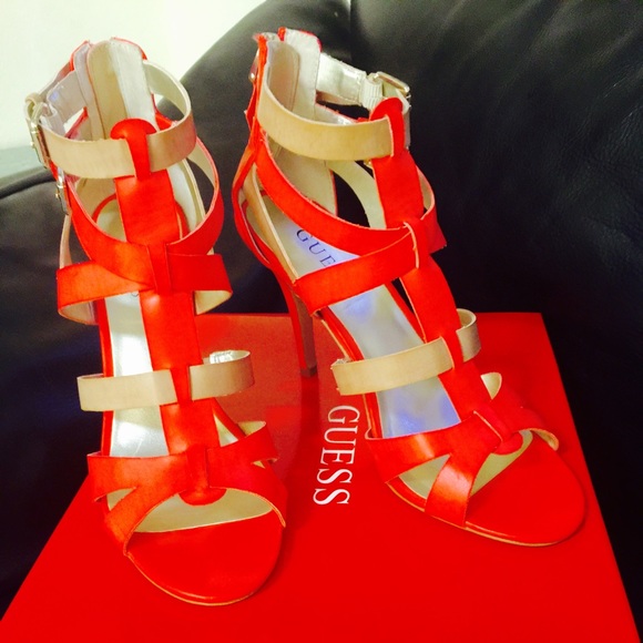Guess hot pink shoes
