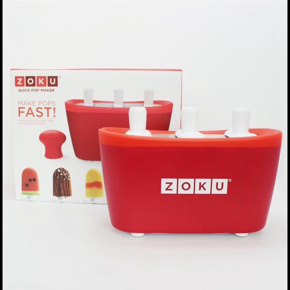 Zoku triple pop maker in Red