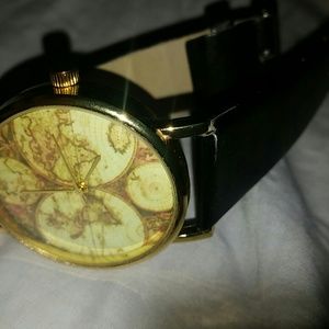 never been used world map watch