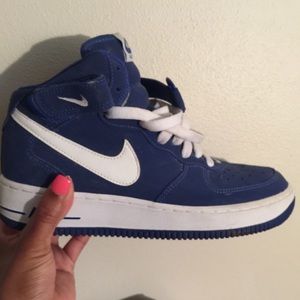 Blue nike Af1